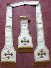 White Roman Vestment 9099